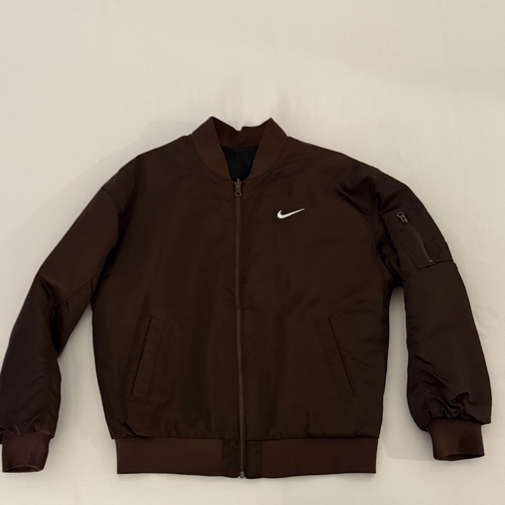 Nike Reversible Brown / Black Bomber Jacket